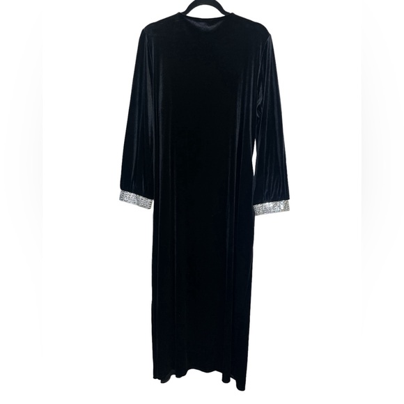 John Meyer Studio | NWT Black Velvet Maxi Dress - Size 20W - Picture 7 of 7